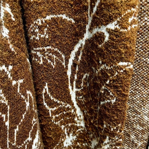 Anthropologie Floral Jacquard Cardigan - Picture 6 of 7